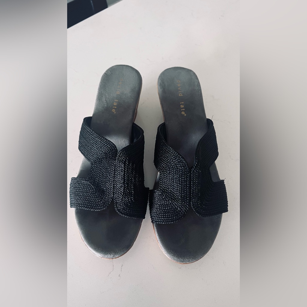 David Tate Vibe Wedge Sandals Size 10m
